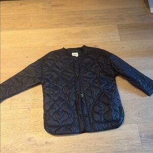 Abercrombie Black Quilted Jacket M
